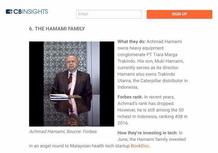 One of BookDoc backers from Indonesia the Hamami Family featured in it.