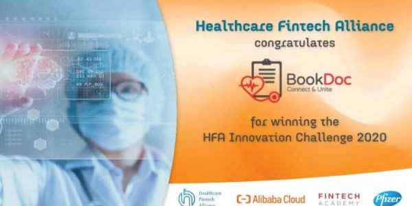 BookDoc won the Pfizer and Alibaba jointly organized competition – Healthcare Fintech Alliance (HFA) Innovation Challenge