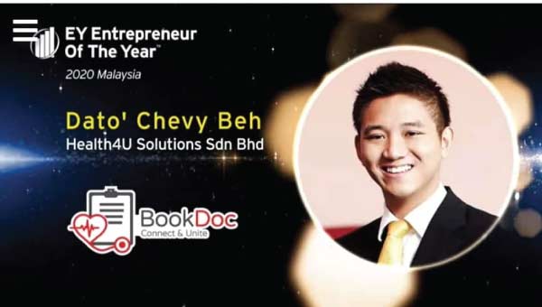 BookDoc Founder nominated as part of the EY Entrepreneur of the Year Program!