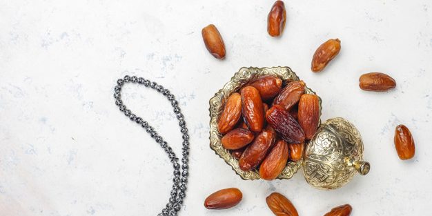 Beautiful bowl full of date fruits symbolizing Ramadan,top view Healthy Eating During Ramadhan | BookDoc