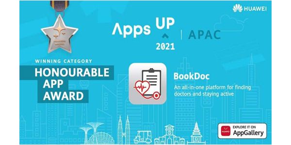 huaweiaward BookDoc Wins A Place In The Most Honourable App Award For Huawei | BookDoc