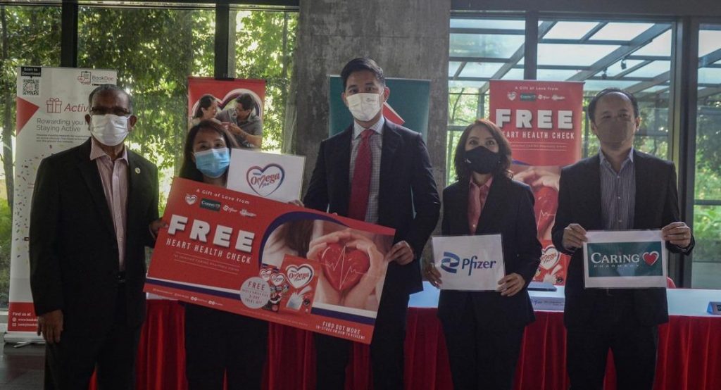 BookDoc together with Nestle Omega Plus, Caring Pharmacy and Pfizer Malaysia have launched the ‘Gift of Love’ Campaign to provide free heart health checks.