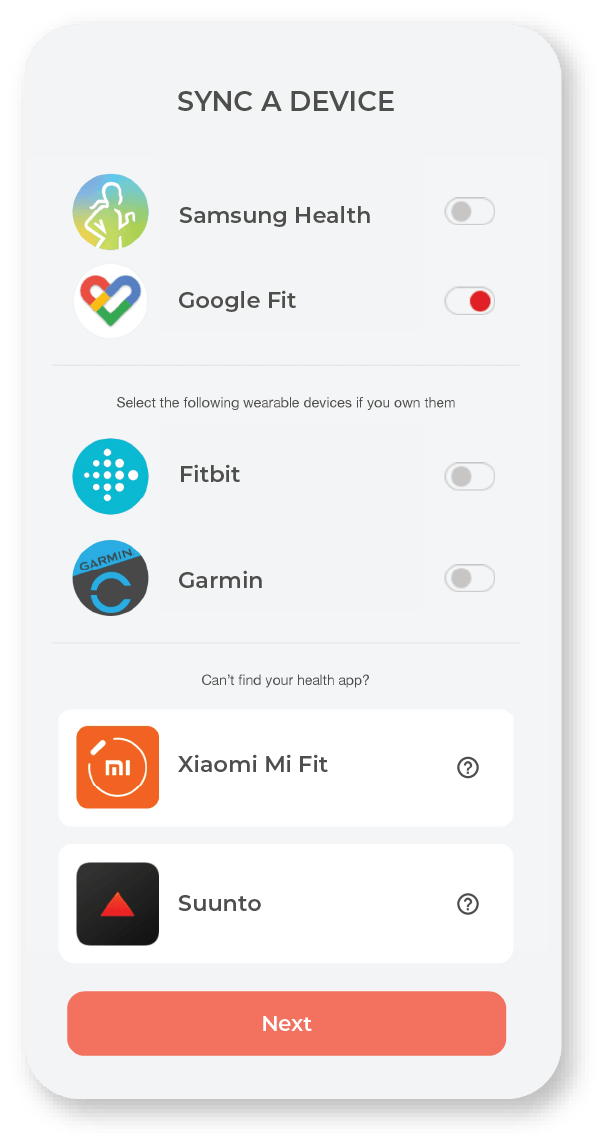 Syncing Xiaomi Zepp Life to BookDoc via Google Fit BookDoc