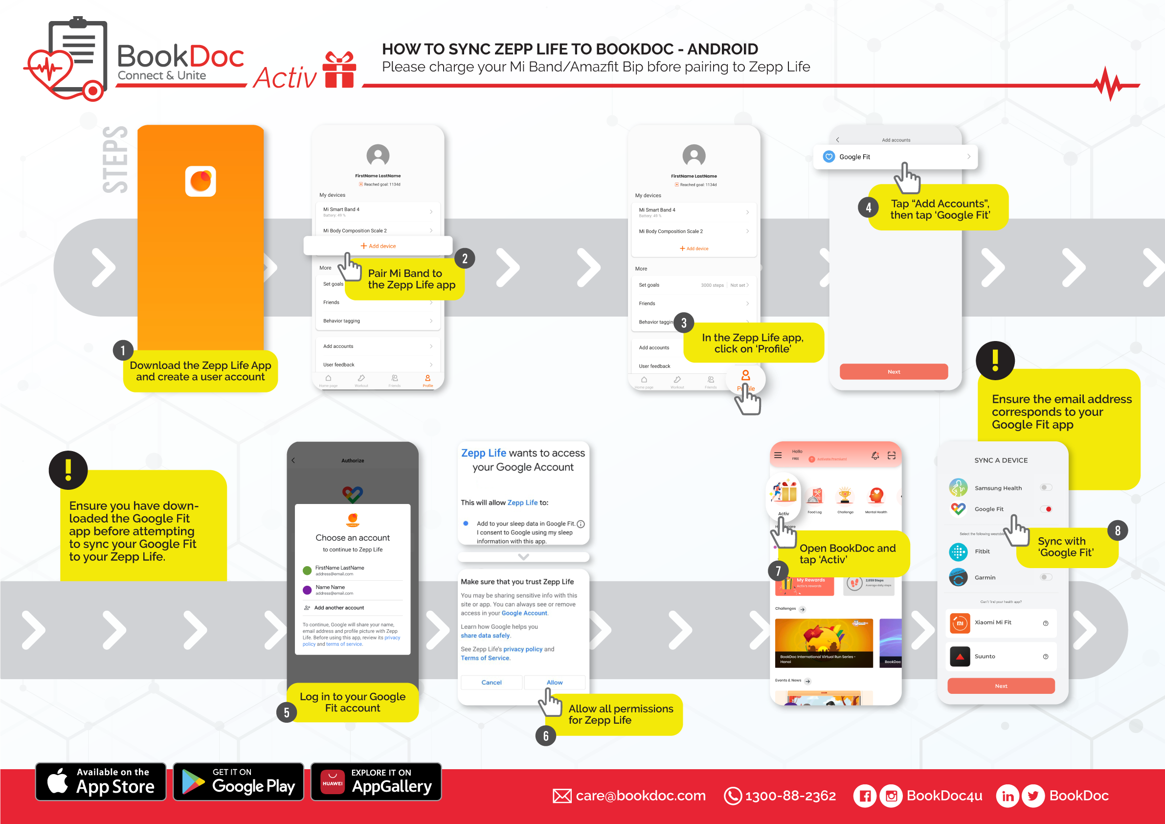 FAQs Zepp Life BookDoc