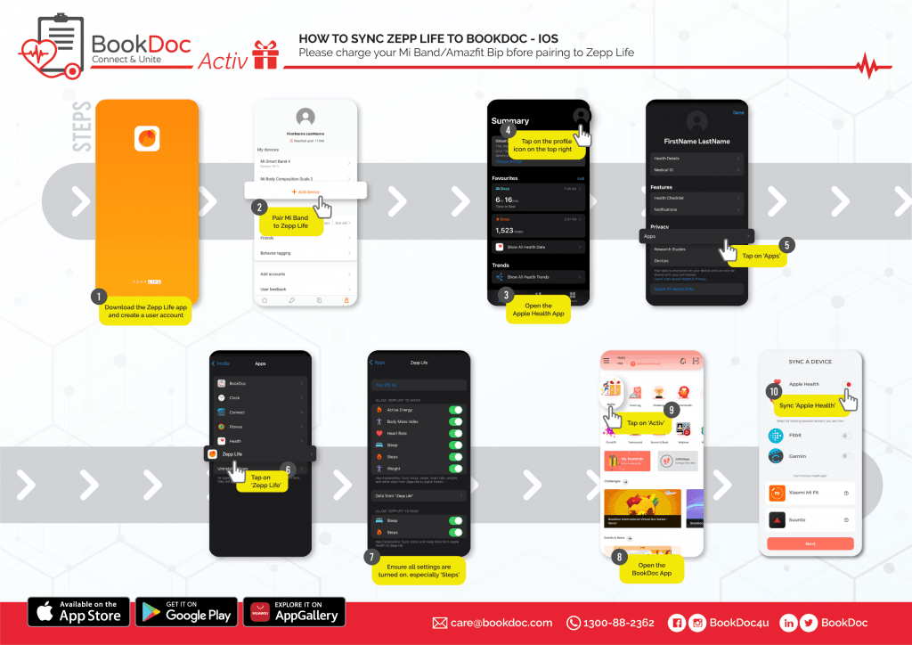 FAQs Zepp Life BookDoc