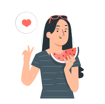Health Management | Health Goal Setting | woman eating watermelon | BookDoc