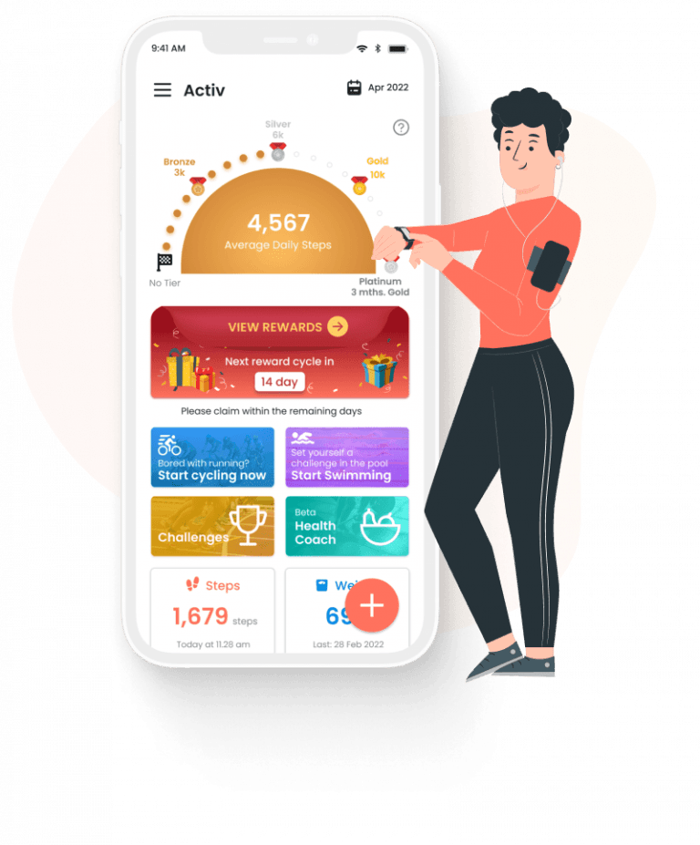 Online Run, Walk & Get Rewards | Join Be Activ with BookDoc