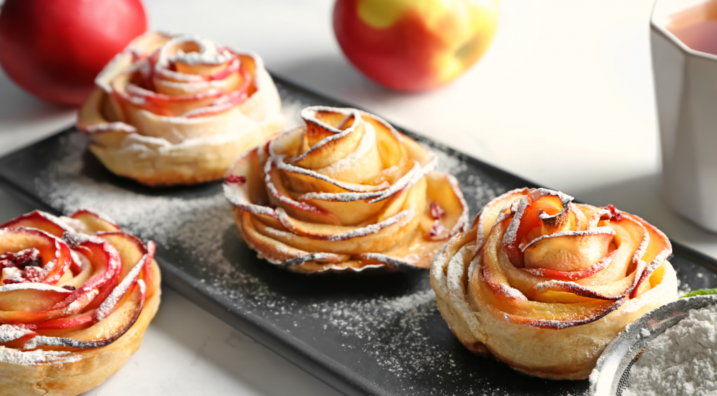 Baked Apple Roses | Healthy Recipes by Dietitian |BookDoc