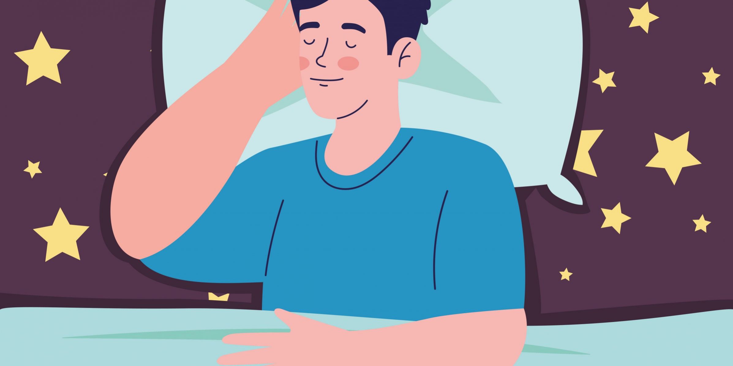 a man having a good sleep at night | BookDoc