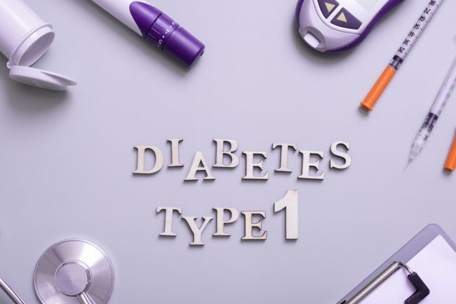 Inscription,Diabetes,Type,1,And,Glucometer,,Syringes,And,Medical,Equipment