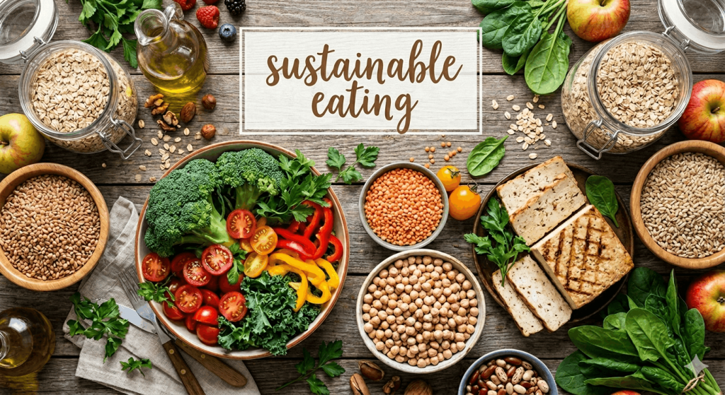 Learn practical ways to enjoy balanced meals, boost your nutrition, and care for the planet at the same time.
